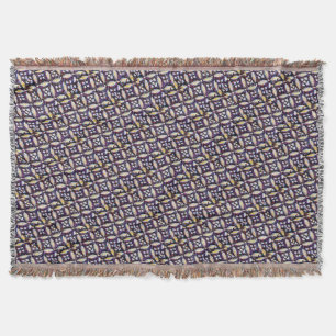 Abstract Stars Throw Blanket