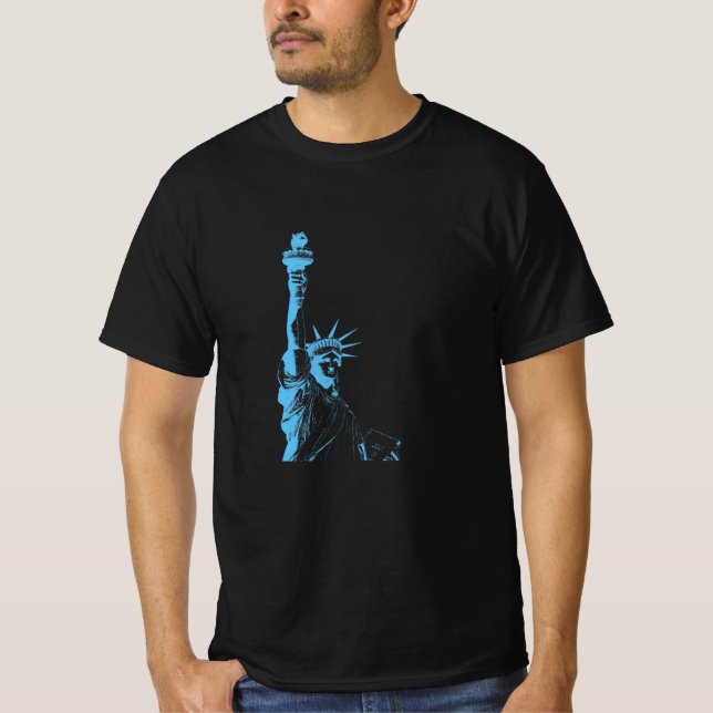 Abstract Statue of Liberty T-Shirt (Front)