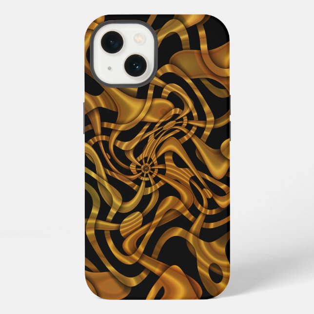 Abstract Steampunk iPhone Case (Back)