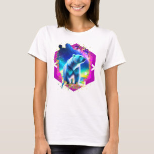 Abstract Stellar Bear T-Shirt
