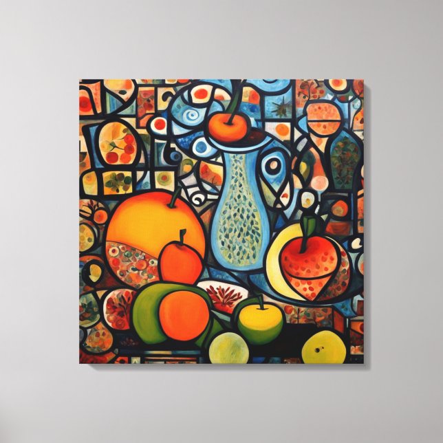 Abstract Still Life Canvas Art (Front)