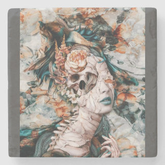 Abstract  stone coaster