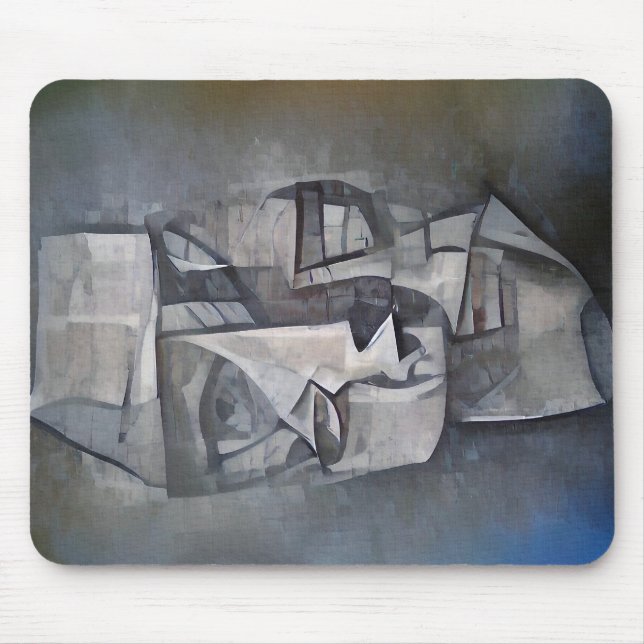 Abstract stone figure mouse mat (Front)