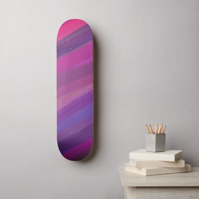 Abstract Streaks Skateboard (Wall Art)
