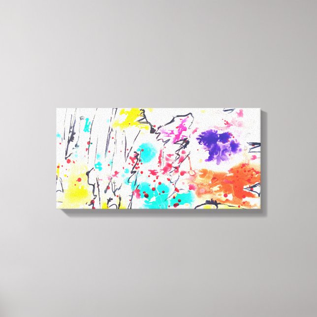 Abstract Stretch Canvas Print (Front)