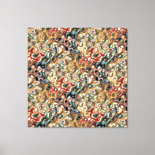 Abstract Stretched Canvas Print