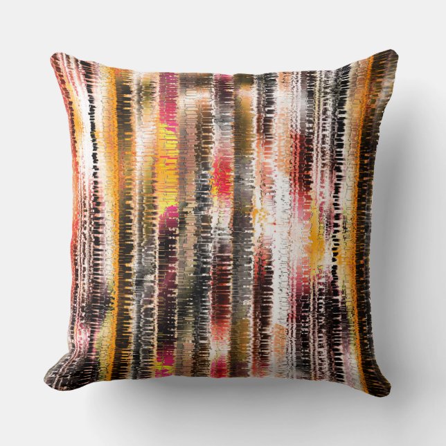 Abstract striped of showy sliced paper  cushion (Front)