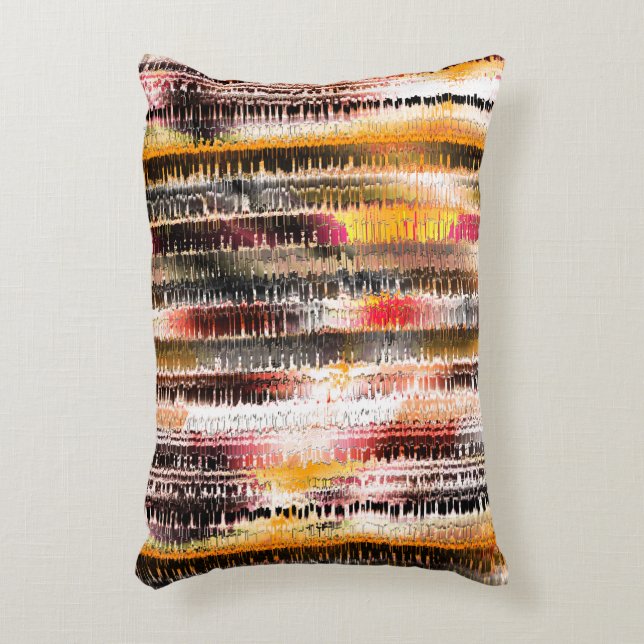 Abstract striped of showy sliced paper decorative cushion (Front(Vertical))