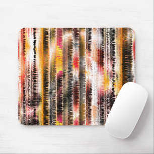 Abstract striped of showy sliced paper mouse mat