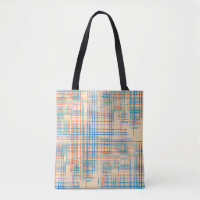 Abstract stripes, colourful ethnic grass mat.