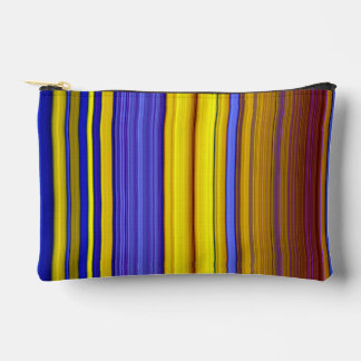 Abstract Stripes Design 1 Accessory Pouch