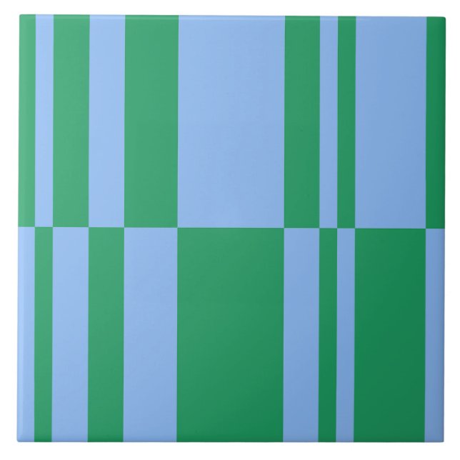 Abstract Stripes (Large Scale) Tile (Front)