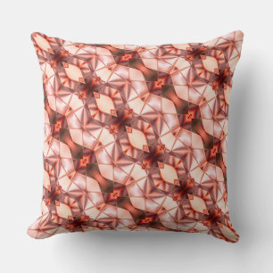 Abstract stripes of silky rapport in pinkish wine cushion