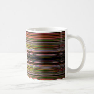 Abstract stripes pattern coffee mug
