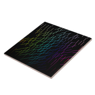 Abstract Stripes Pattern Tile