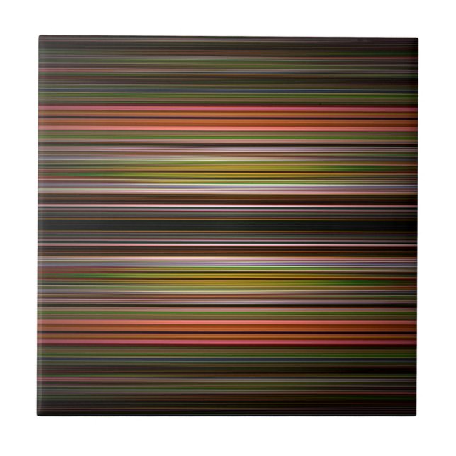Abstract stripes pattern tile (Front)