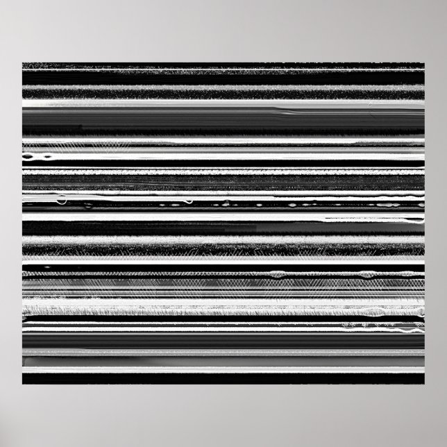 Abstract Stripes Poster (Front)