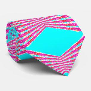 abstract stripes tie