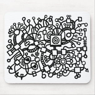Abstract Structure Mouse Mat