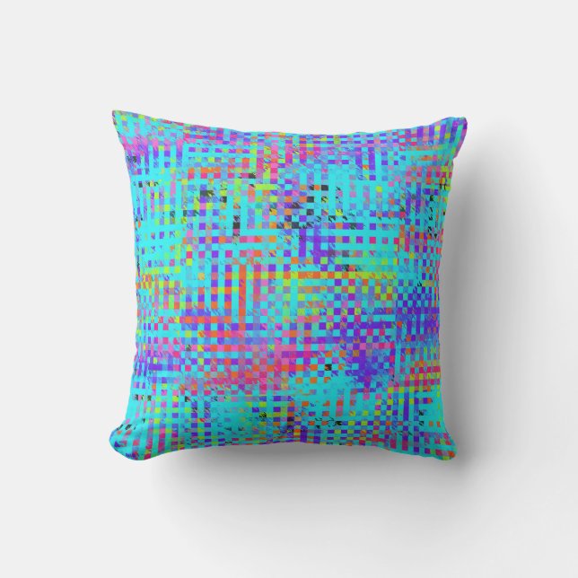 Abstract Structured Chaos Cushion (Front)