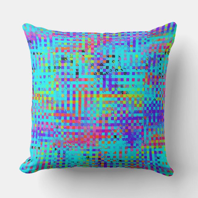 Abstract Structured Chaos Cushion (Front)
