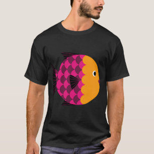 Abstract stylised fish T-Shirt