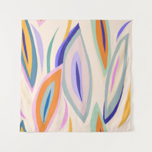 Abstract summer artistic illustration pattern. Cre Tapestry