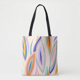 Abstract summer artistic illustration pattern. Cre Tote Bag