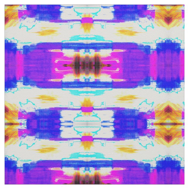 Abstract Summer Colour Fabric (Swatch)