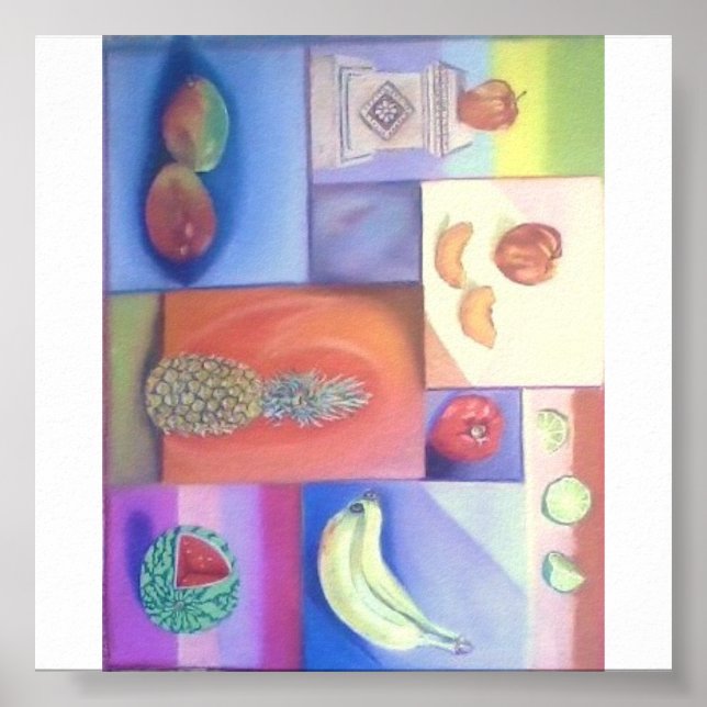 Abstract - Summer Fruit Mix Poster (Front)