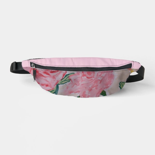 Abstract Summer Roses Bum Bag (Front)