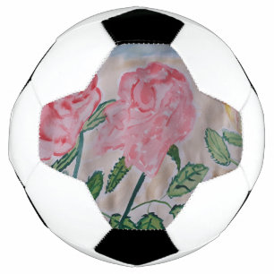 Abstract Summer Roses Football