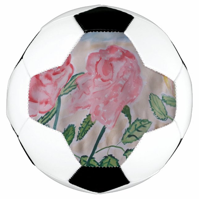 Abstract Summer Roses Football (Front)