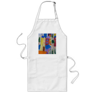 Abstract Summer Village  Long Apron
