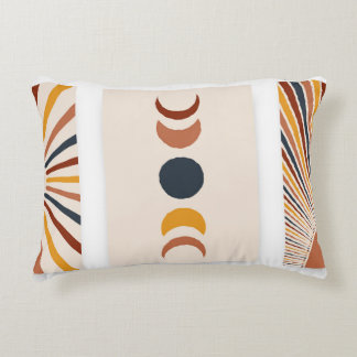 Abstract Sun Moon Boho Posters Decorative Cushion