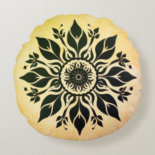 Abstract Sun Pillow