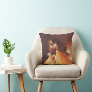 Abstract sun rays cushion
