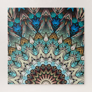 Abstract Sun Rays Jigsaw Puzzle