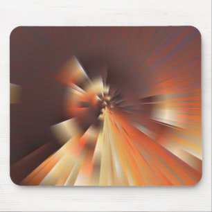 Abstract sun rays mouse mat