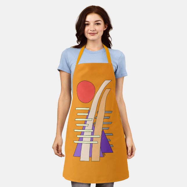 Abstract Sun, Shadows, Reflections, and Structures Apron (Worn)