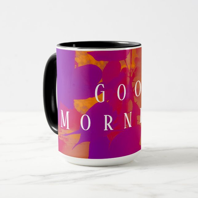 Abstract Sun Shines through Leaves Mug (Front Left)