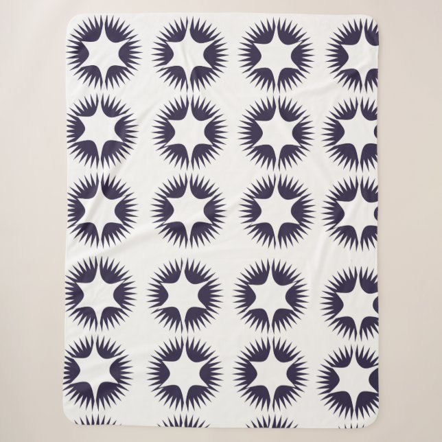Abstract Sunburst Pattern Blanket (Front)