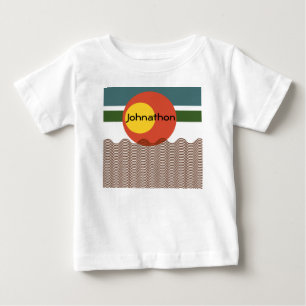 Abstract Sundown  Baby T-Shirt