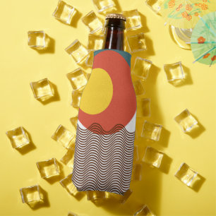 Abstract Sundown Bottle Cooler