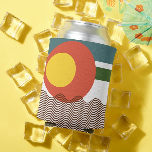 Abstract Sundown  Can Cooler (In Situ Summer)