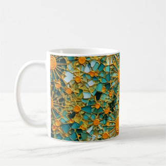 Abstract Sunflowers 102 Coffee Mug