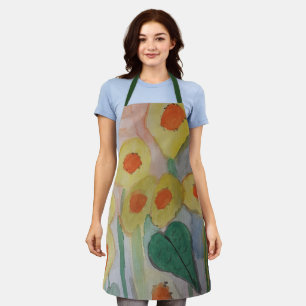 Abstract Sunflowers Apron