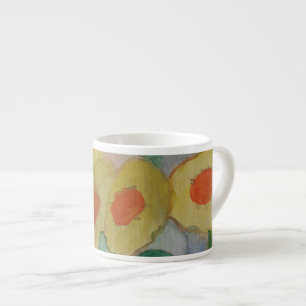 Abstract Sunflowers Espresso Cup