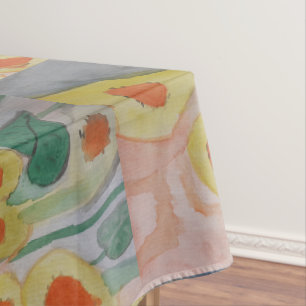 Abstract Sunflowers Tablecloth