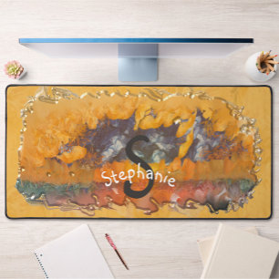 Abstract Sunset 0612 Desk Mat